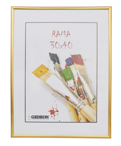Ramka  30x40 cm - Złota