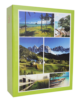 Album na zdjęcia w rozmiarze 10x15 - 304 zdjęcia do wsuwania - 10x15/304 LAKE - zielony -  widoczki