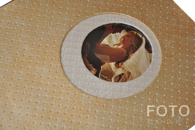 Album Tradycjny 30 kart STYLE - Złoto-kremowy - czarne karty