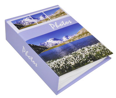 Album na 100 zdjęć w rozmiarze 10x15 cm do wsuwania - 10x15/100 SUMMER 1- klejony - zielony - widoczki