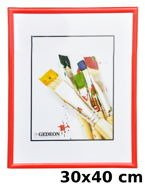 Ramka na zdjęcia plakat w formacie 30x40 cm - czerwona