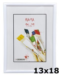 Ramka na zdjęcie w formacie 13x18 cm - biała
