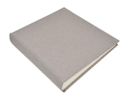 Album na zdjęcia do wklejania tradycyjny DBCL50 - LINEN BEIGE - Beżowy - 50 kart 100 stron - kremowe karty
