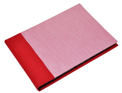 Album na 36 zdjęć do wsuwania w formacie 13x18 cm - 13x18/36 MA-276 CLASSICO - Czerwony - brokat