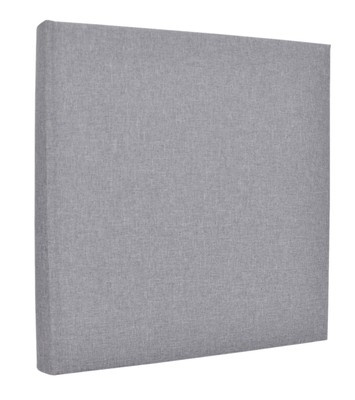 Album na zdjęcia do wklejania tradycyjny DBCL50 - LINEN GREY - Szary - 50 kart 100 stron - CZARNE KARTY