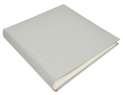 Album na zdjęcia do wklejania tradycyjny DBCL50 - LINEN SAGE - Szałwiowy - 50 kart 100 stron - Kremowe karty