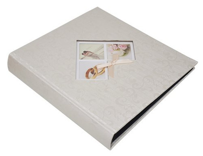 Album na zdjęcia do wklejania tradycyjny - DBCL30 SOUL - Kremowy - CZARNE KARTY