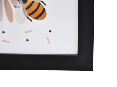 Ramka drewnopodobna - naturalna - format 10x15 cm- kolor czarny - FC10