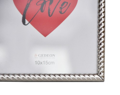 Ramka aluminiowa 10x15cm - srebrna/chromowana - ssp10