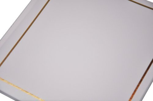 Album tradycyjny 20 kart 40 stron na zdjęcia do wklejania - VINYL - Biały - Białe Karty