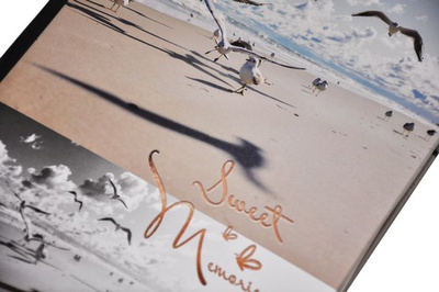 Album na zdjęcia w rozmiarze 10x15 cm - 200 zdjęć do wsuwania - SUMMER 7- wielobarwny - plaża - mewy