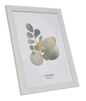 Ramka drewnopodobna - naturalna - format 15x21 cm - kolor naturalny kremowy - D1815