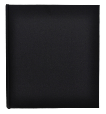 Album na zdjęcia do wklejania tradycyjny DBCL50 - LINEN BLACK - Czarny - 50 kart 100 stron - Kremowe karty