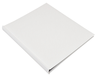 Album na zdjęcia do wklejania 20 kart 40 stron - tradycyjny DBCS20 CLEAN WHITE - ecru - CZARNE KARTY