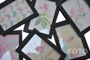 Ramka Galeria na 6 zdjęć w formacie 10x15cm - ARYCA033 - Czarna
