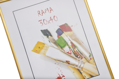 Ramka  30x40 cm - Złota