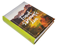 Album na zdjęcia w rozmiarze 10x15 cm - 300 zdjęć do wsuwania - FREE- Zielony - widoki - góry