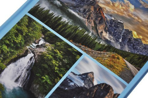 Album na 300 zdjęć do wsuwania w rozmiarze 10x15 cm 10x15/300 WORLD - Niebieski