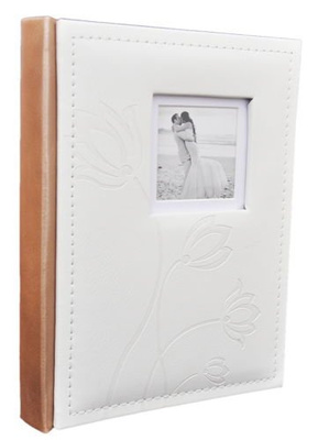 Album 10x158/50 Flower - biało-złoty