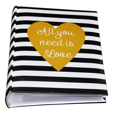 Album 10x15/200 CONCEPT - Serce - Czarno-biały