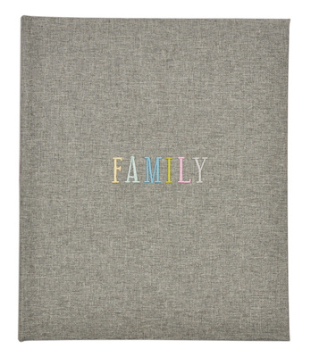 Album na zdjęcia do wklejania - tradycyjny DBCS20 ART 97 - Szary - Kremowe karty - 40 kart 20 stron - materiałowa okładka