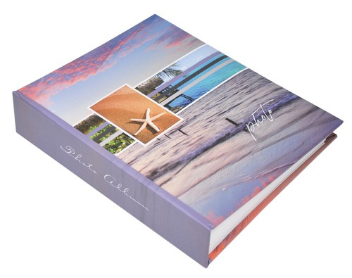 Album na zdjęcia 200 zdjęć w rozmiarze 10x15 cm  SUMMER - 10x15/200 - klejony - wielobarwny - widoczki