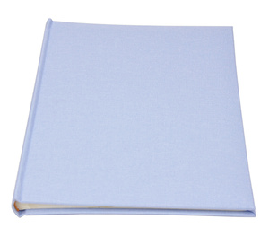 Album na zdjęcia do wklejania - tradycyjny DBCS20 LINEN SKY - Niebieski - Kremowe karty - 40 kart 20 stron - materiałowa okładka