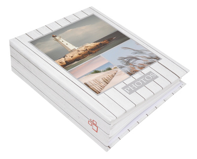 Album na zdjęcia w rozmiarze 10x15 - 304 zdjęcia do wsuwania - 10x15/304 BEACH - biały - widoczki