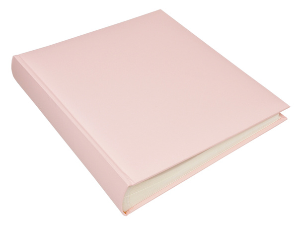 Album na zdjęcia do wklejania tradycyjny DBCL50 - Różowy - LINEN PEONY - 50 kart 100 stron - Kremowe karty