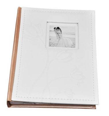 Album 10x158/50 Flower - biało-złoty