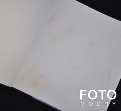 Album tradycyjny JUMBO - Niebieski - Kremowe Karty