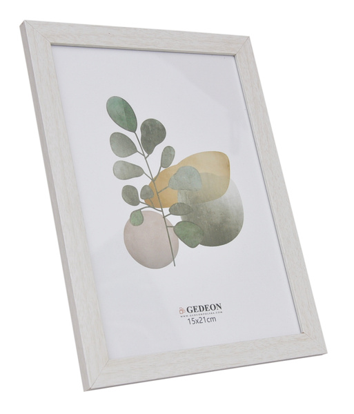 Ramka drewnopodobna - naturalna - format 15x21 cm - kolor naturalny kremowy - D1815