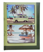 Album na zdjęcia w rozmiarze 10x15 cm - 200 zdjęć do wsuwania - OUTING - Zielony - widoki