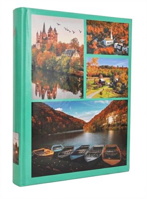 Album na zdjęcia w rozmiarze 10x15 cm - 200 zdjęć do wsuwania - JUN - Turkusowy - widoki - góry
