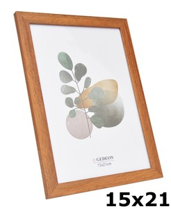 Ramka drewnopodobna - naturalna - format 15x21 cm- kolor naturalny - D1015