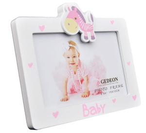 Ramka dziecięca 10x15 B0546 - różowa - zebra
