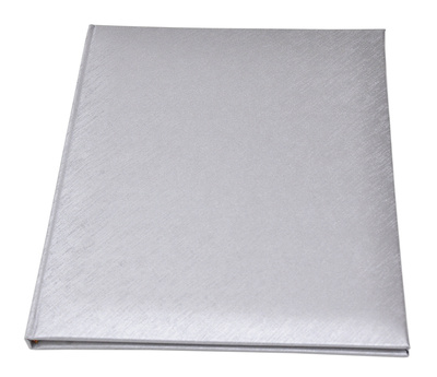 Album tradycyjny na zdjęcia do wklejania - DBCS20 CLEAN SILVER - 20 kart - 40 stron - srebrny - kremowe karty