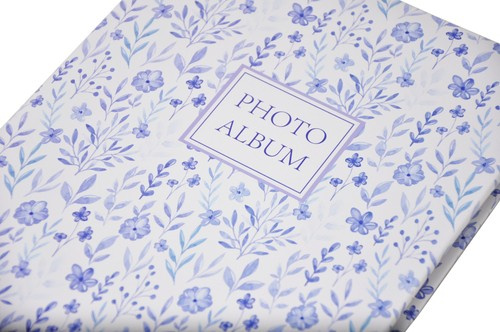 Album na zdjęcia 304 zdjęcia w rozmiarze 10x15 cm FRESH - 10x15/304 - klejony - Biały - kwiecisty wzór