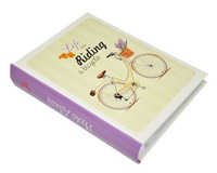 Album na zdjęcia w rozmiarze 10x15 cm - 200 zdjęć do wsuwania - RIDE - kremowy - podróż - rower