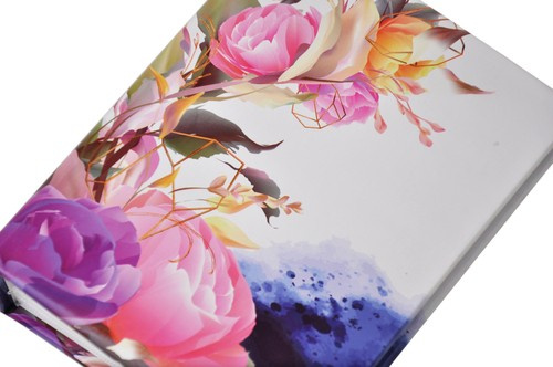 Album na 100 zdjęć w rozmiarze 10x15 cm do wsuwania - 10x15/100 BLUSH - klejony - kolorowy - kwiaty