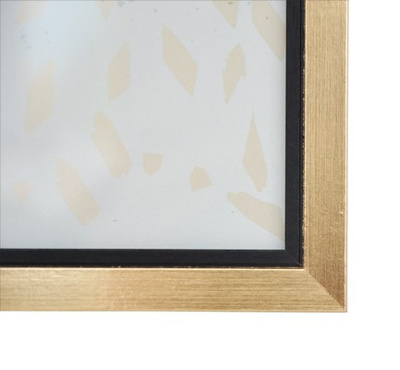 Ramka na zdjęcia w formacie 30x40 cm - kolor złoty - WL30 drewnopodobna - naturalna - okleinowana