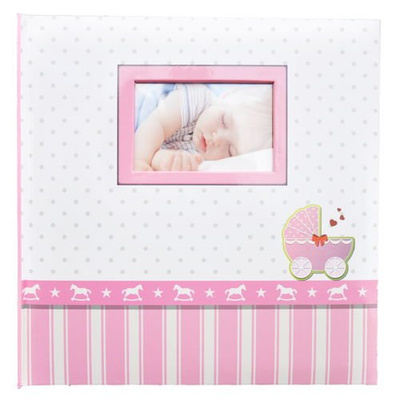 Album tradycyjny DBCSS10 BUGGY - różowy - Kremowe Karty