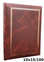 Album na zdjęcia w rozmiarze 10x15 cm - 100 zdjęć CLASSIC - Brązowy
