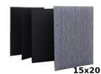 Album harmonijka typu jamnik 15x20/12 - LP-1287 CANVAS - Szary