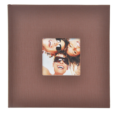 Album na zdjęcia w rozmiarze 10x15 cm - 200 zdjęć do wsuwania - BASIC BROWN - Brązowy