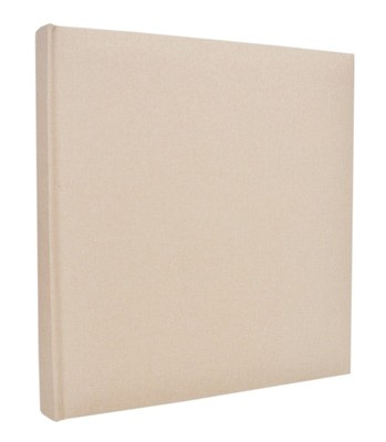 Album na zdjęcia do wklejania tradycyjny DBCL50 - LINEN SAND - Piaskowy - 50 kart 100 stron - Kremowe karty