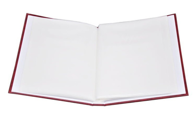 Album na 36 zdjęć w rozmiarze 13x18 cm do wsuwania 13x18/36 WHITE - biały - ekoskóra 