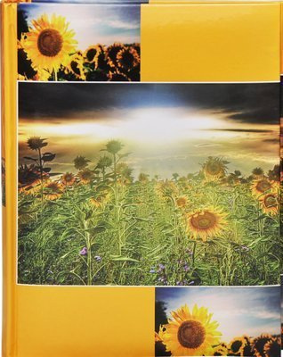 Album na zdjęcia w rozmiarze 10x15 cm - 100 zdjęć - VISTA - Żółty - zdjęcia z wakacji, podróży