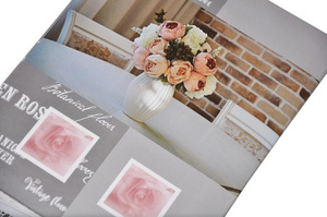 Album na 100 zdjęć do wsuwania w rozmiarze 13x18 cm - 13x18/100 FEEL HOME - 9114 - szary - widoczek