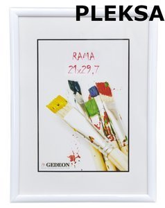 Ramka Dyplomowa na zdjęcie/plakat/dyplom w formacie A4 21X29,7 cm - biała PLEXI
